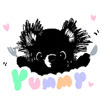 Cafe Eating Sticker