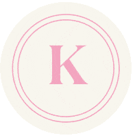 K Circle Sticker by kayedoeslogos