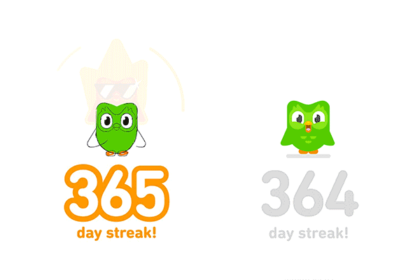Duolingo's notification motion design