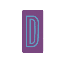 D Alphabet Sticker