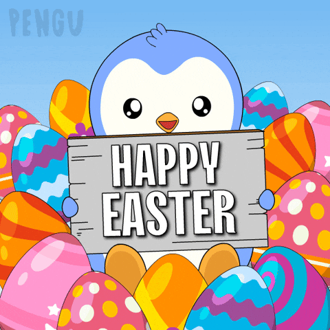 Easter Eggs Penguin GIF by Pudgy Penguins
