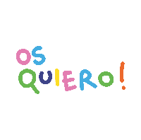 Os Quiero I Love You Sticker