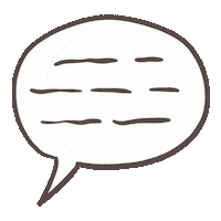 Illustration Talking Sticker by Winnie Gu 顾韵昀