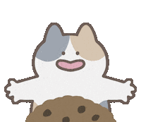 Hungry Cat Sticker