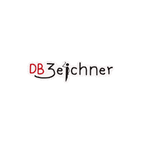 DeutscheBahnDBZeichner logo db deutsche bahn zeichner Sticker
