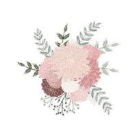 thealphabetj flower art thealphabetj the alphabet journal bridal bouquet Sticker