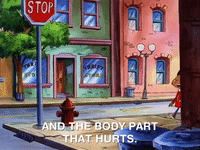 hey arnold nick splat GIF