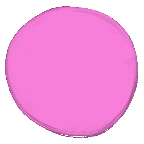 Pink Circle Sticker