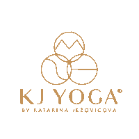 kjyoga logo yoga kj yoga Sticker