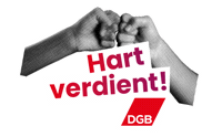 Demo Solidarity Sticker by Deutscher Gewerkschaftsbund (DGB)