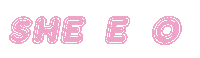 Pink Hearts Sticker by Perky Pear