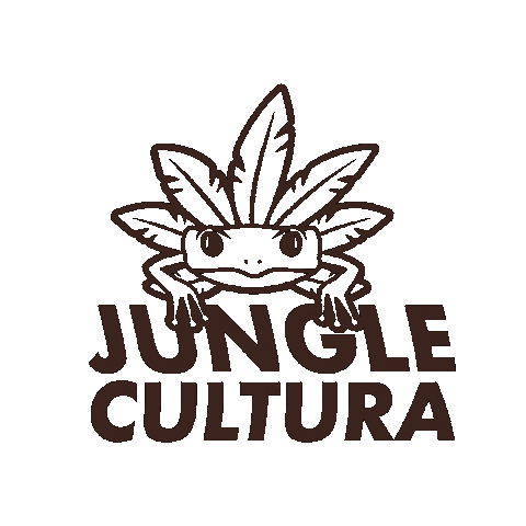JungleCultura psychedelic cannabis healing mushrooms Sticker
