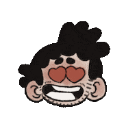 Momolossy love smile comics amour Sticker