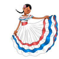 Differguz color rd dominicana merengue Sticker