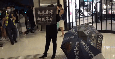 Protestors Defy COVID-19 Social Distancing Rules as Anti-Government Demonstrations Restart in Hong Kong