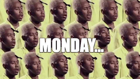 wallismb giphygifmaker tired monday bored GIF