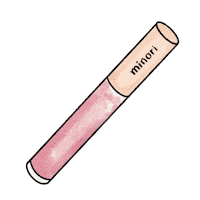 Myminori makeup lipgloss cleanbeauty line art Sticker