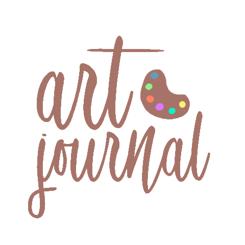 laiajournal giphyupload art artist journal Sticker