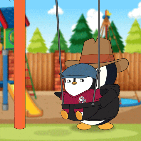 Playing Fathers Day GIF by Pudgy Penguins