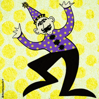 Happy Birthday Dancing GIF by AnnHansonArt