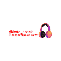 indospeak indospeak interpretersonduty remoteconsecutiveinterpreter Sticker