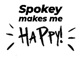 Makes Me Happy Smile Sticker by Spokey