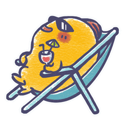Happy Vacation Sticker