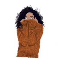 dhefloriano fashion moda mulher afro Sticker