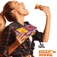 RioSantoDeepnMore taco salsa chips ranch Sticker