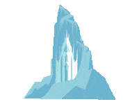 Snowy Mountain Disney Sticker by Hong Kong Disneyland