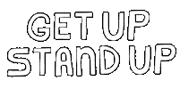 Resist Stand Up Sticker by patternbase