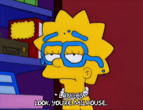 bored lisa simpson GIF