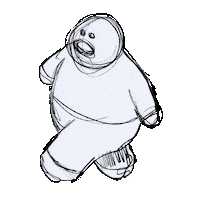 Ghost Walking Sticker by vienna pitts