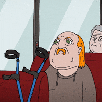Aanenmatig bus grappig animatie tekenfilm GIF
