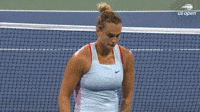 Sabalenka Deep in Thought