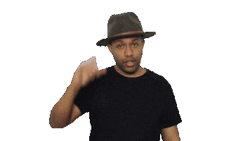 Get Out Hello Sticker by Black Prez