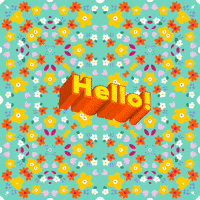 Flowers Hello GIF by Daisy Lemon