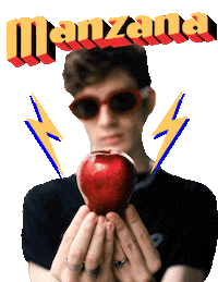 Apple Manzana Sticker by Warner Music México