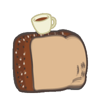 Coffee Shake Sticker by Tasty Toastys