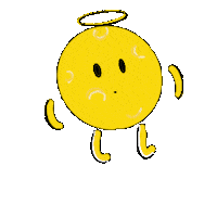 Moon Hello Sticker
