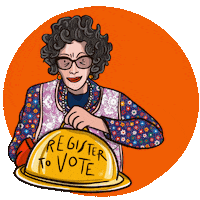 Register To Vote Happy New Year Sticker by INTO ACTION