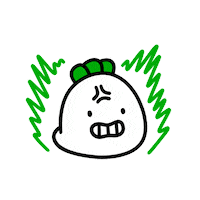 Angry Radish Sticker