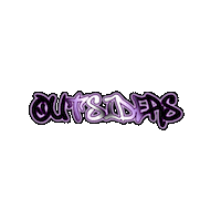 Outsiders Purple Text Sticker by Krewe