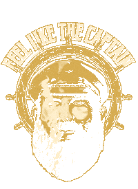 Feel Like The Captain Sticker by El Capitan