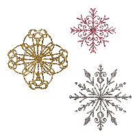 Christmas Glittering Sticker