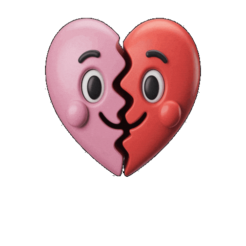 Broken Heart Love Sticker by Seorang Zaki