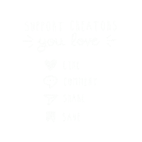 White Lines Love Sticker