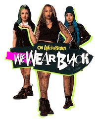 Wwb We Wear Black Sticker by On Wednesdays We Wear Black