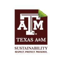 Howdy Aggies Sticker by TAMU Office of Sustainability