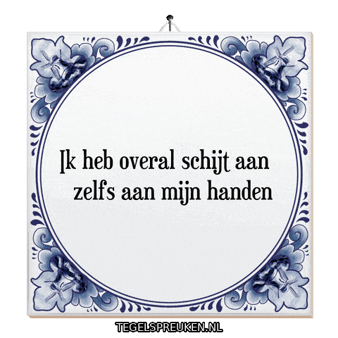 Relaxed Humor Sticker by Tegelspreuken.nl